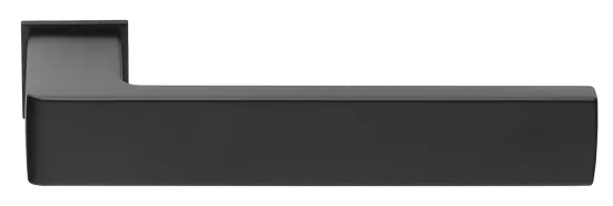 AULA R5 NERO, ручка дверная на розетке 7мм, цвет - черный фото