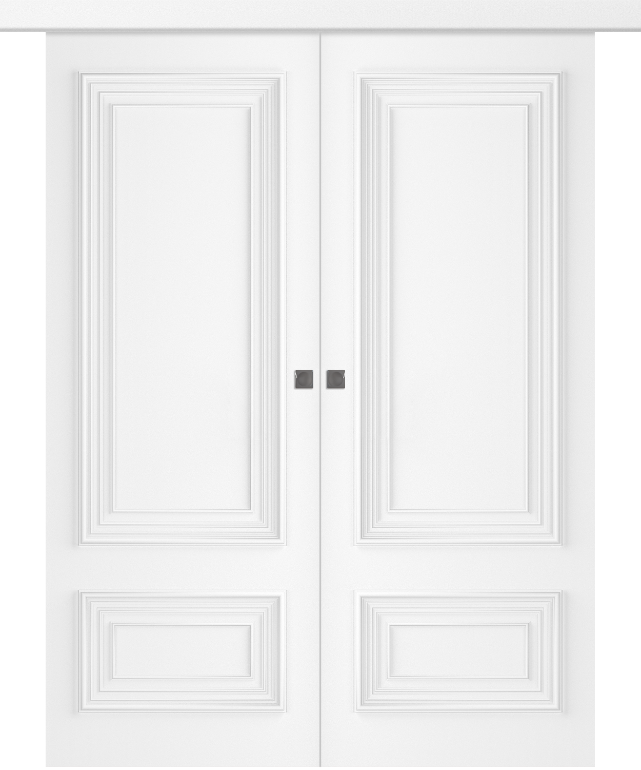 Дверное Полотно Пвдгщ "Палаццо 2" Эмаль Белый 2,0-0,6 Smart Core Купе двойное