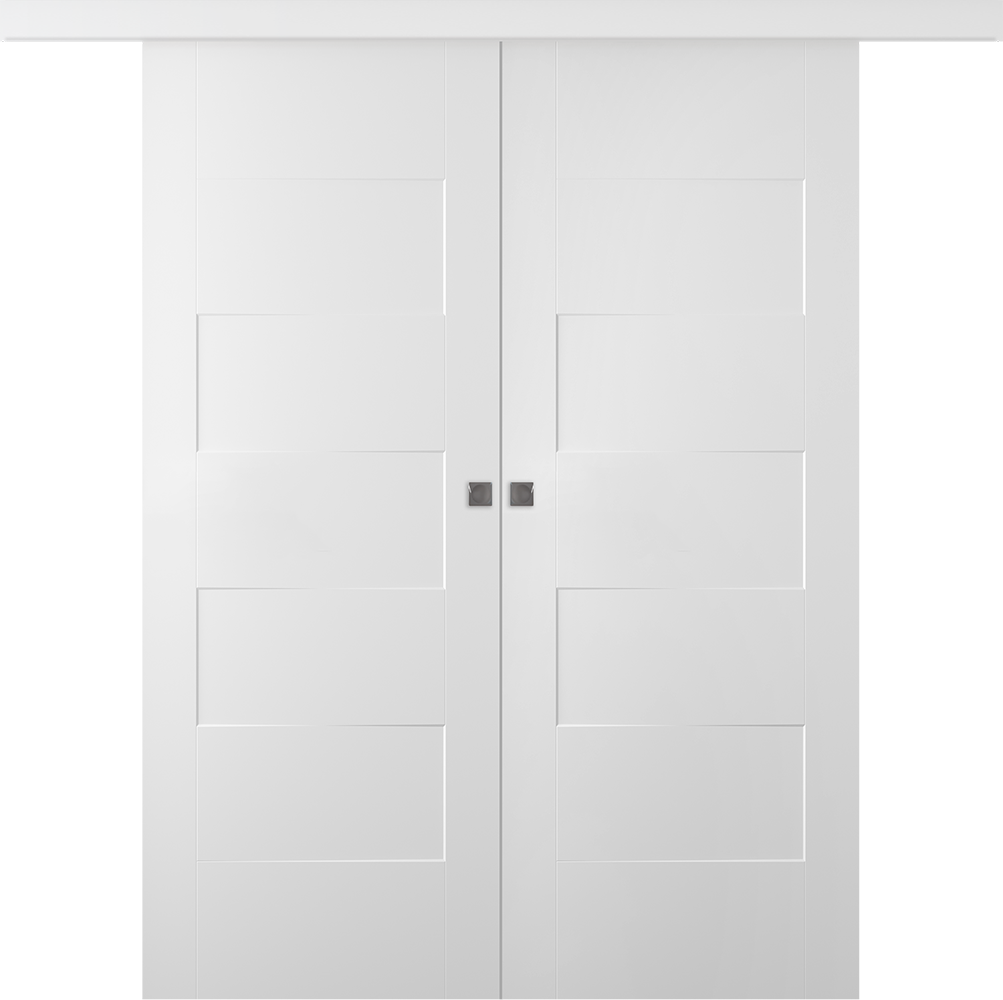 Дверное Полотно Пвдгщ "Сплит" Эмаль Белый 2,0-0,9 Smart Core Купе двойное