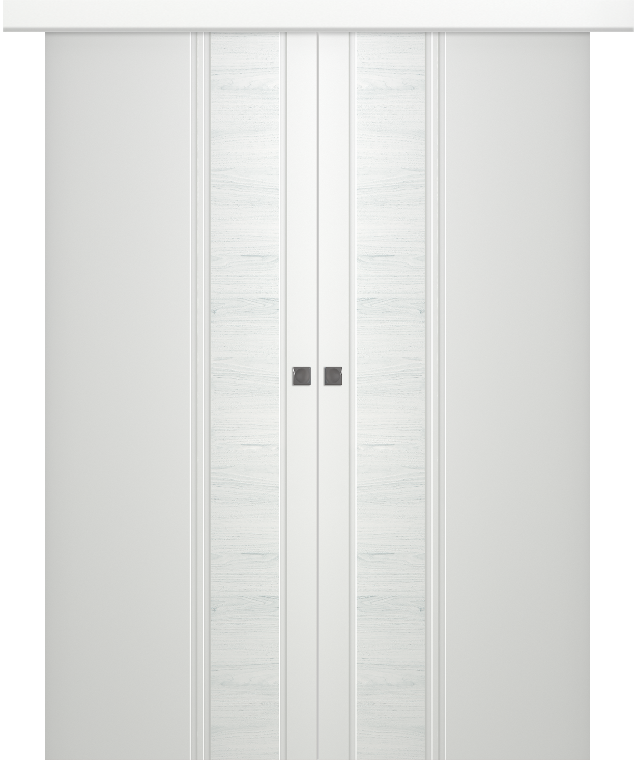 Дверное Полотно Пвдгщ "Твинвуд 1" Эмаль Белый 2,0-0,9 Smart Core Купе двойное