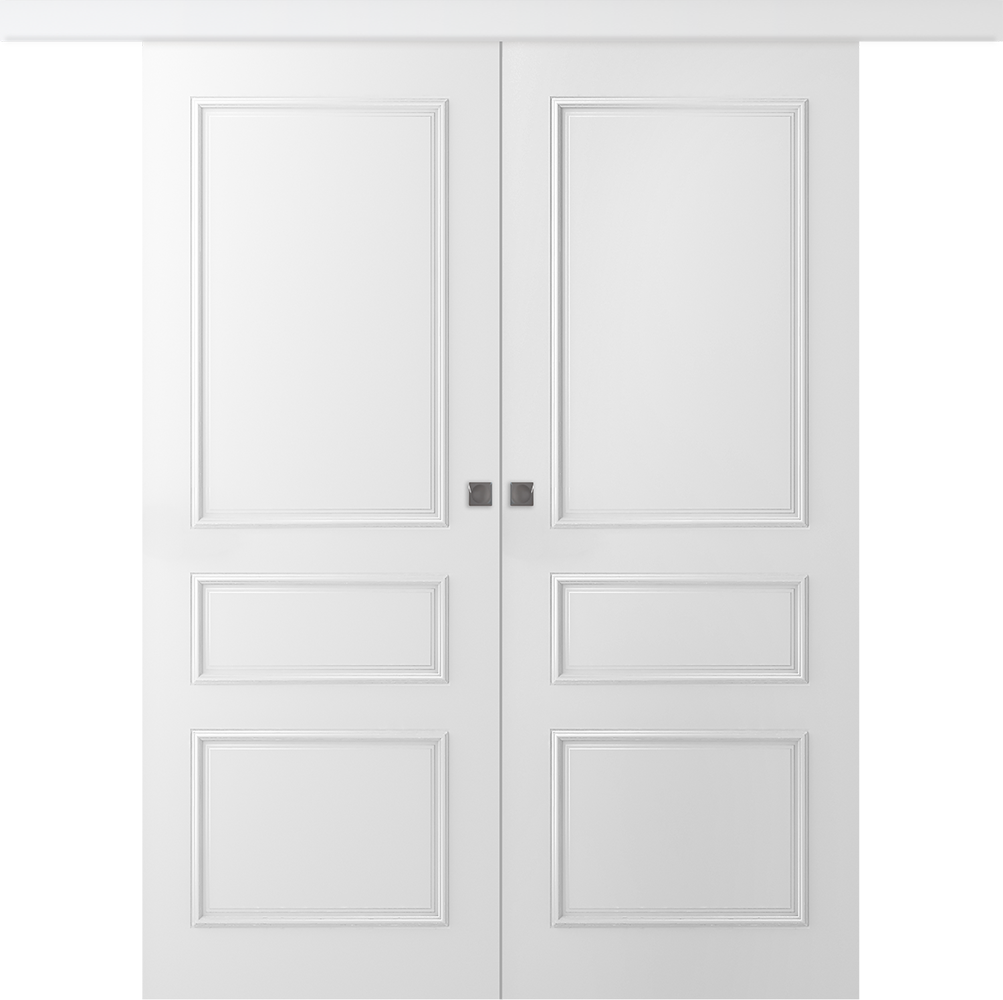 Дверное Полотно Пвдгщ "Ламира 3" Эмаль Белый 2,0-0,7 Smart Core Купе двойное