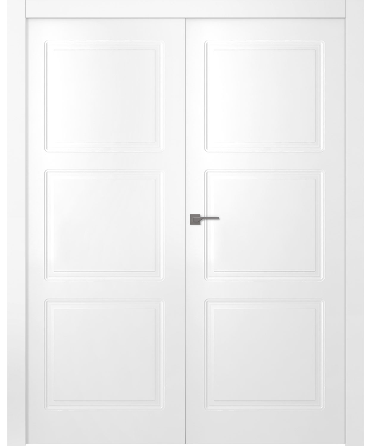 Дверное Полотно Пвдгщ "Granna" Эмаль Белый 2,0-0,9 Smart Core Распашная двойная
