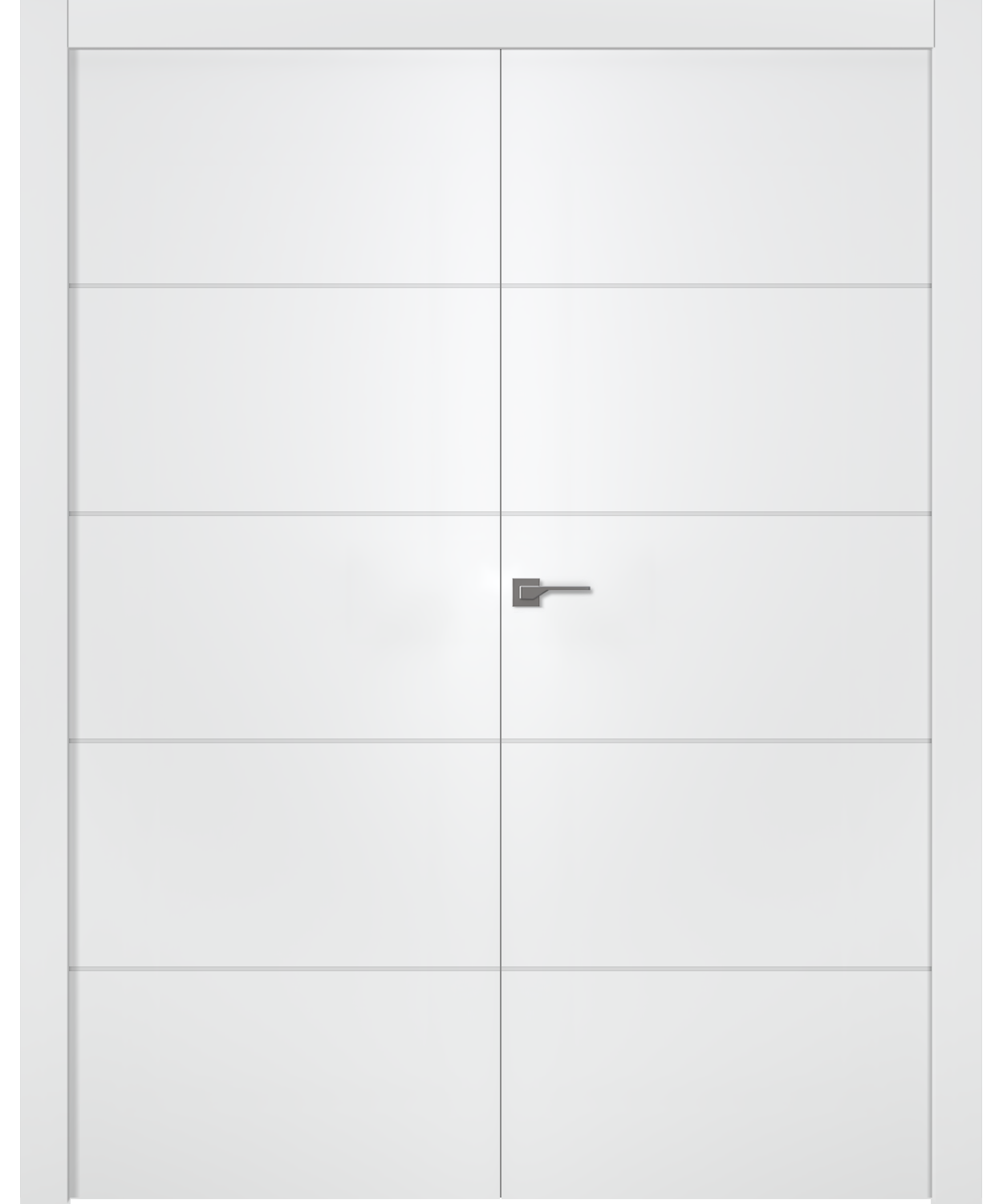 Дверное Полотно Пвдгщ "Arvika" Эмаль Белый 2,0-0,9 Smart Core Распашная двойная