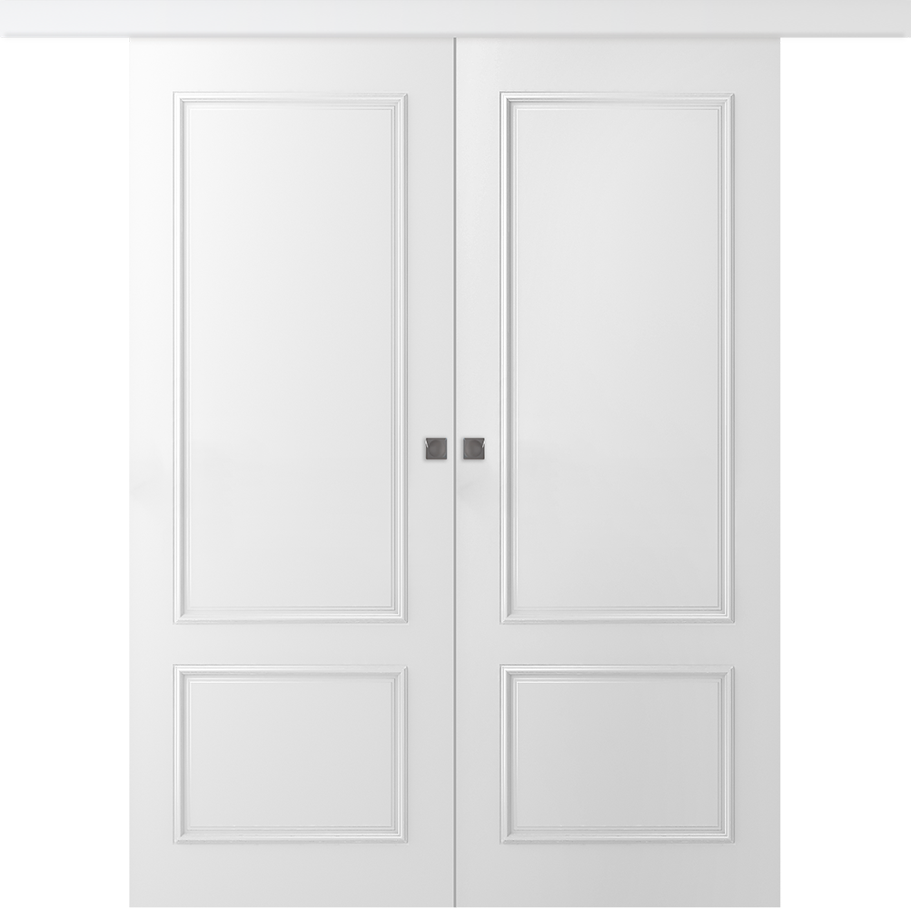 Дверное Полотно Пвдгщ "Ламира 2" Эмаль Белый 2,0-0,8 Smart Core Купе двойное
