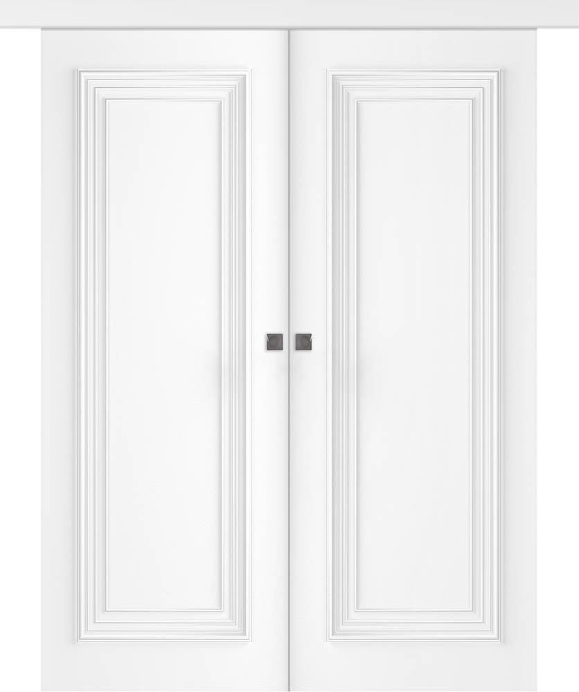 Дверное Полотно Пвдгщ "Палаццо 1" Эмаль Белый 2,0-0,6 Smart Core Купе двойное