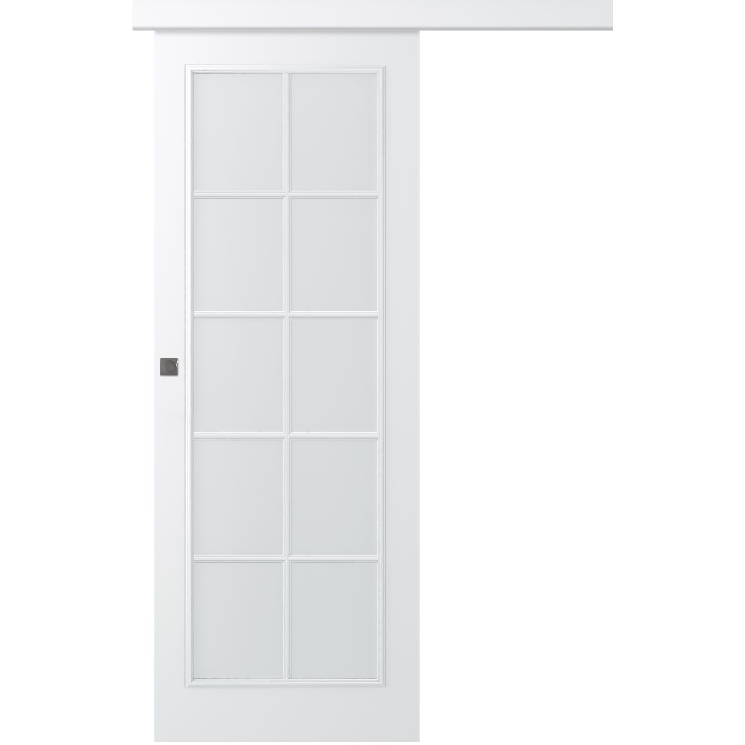 Дверное Полотно Пвдощ "Ламира 1" Эмаль Белый 2,0-0,6 Smart Core Со Стеклом Мателюкс Белый Купе