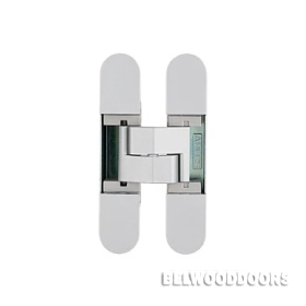 Петля скрытой установки Apecs 115*23 CRM (мат.хром с комплектом колпачков) фото