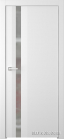 Межкомнатная дверь Слайд (с зеркалом, распашная) - фото