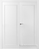 Межкомнатная дверь Ламира 1 (глухая, распашная двойная) - фото Межкомнатная дверь Ламира 1 (глухая, распашная двойная) - фото