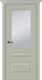 Межкомнатная дверь Роялти (остекленная, распашная)