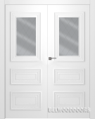 Межкомнатная дверь Палаццо 3/1 (остекленная, распашная двойная) - фото Межкомнатная дверь Палаццо 3/1 (остекленная, распашная двойная) - фото