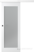 Межкомнатная дверь Кремона 1 (остекленная, купе) - фото Межкомнатная дверь Кремона 1 (остекленная, купе) - фото
