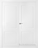 Межкомнатная дверь Кремона 2 (глухая, распашная двойная) - фото Межкомнатная дверь Кремона 2 (глухая, распашная двойная) - фото