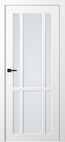 Дв.полотно Пвдощ "Нео 2" Эмаль Белый Нест (L=До 2,4) Мателюкс Белый Каленый Распашная