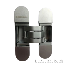 3-WAY Bel Петля скрытой установки 113х30 с комплектом колпачков, мат хром фото