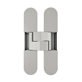 HH-25 SС -петля скрытого монтажа в комплекте с декоративными накладками (матовый хром) фото