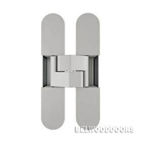 HH-25 SС -петля скрытого монтажа в комплекте с декоративными накладками (матовый хром) фото