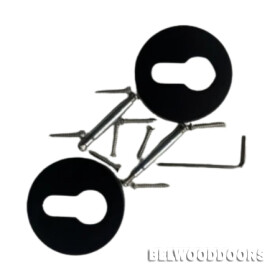 Накладка под цилиндр LM EZ, круг, черный фото