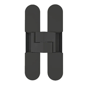 HH-25 BL - петля скрытого монтажа в комплекте с декоративными накладками (черный) фото
