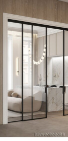 Перегородка Спейс Ап 1 Черная фото Перегородка Спейс Ап 1 Черная фото