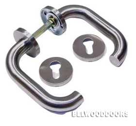 Ручка противопожарная нержав. НР-0203 с накл 20шт/кор фото