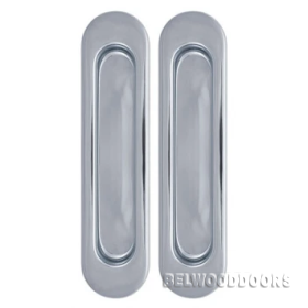 Ручка для раздвижных дверей SH010-СР-8 хром фото