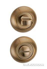 Ручка поворотная BK6 TL ABG-6 зеленая бронза фото