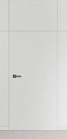 К-Т Стеновых Панелей Для Обрамления Блока 0,10 Invisible Pro До L=2,6 М Эмаль Белый (Для Полотна 2,0-0,6)