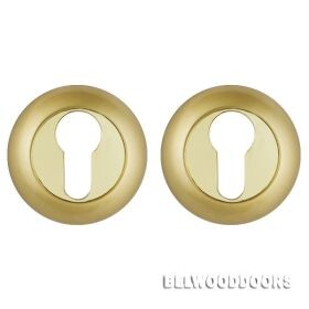 Накладка под цилиндр ET TL SG/GP-4 матовое золото/золото фото