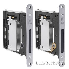 Защелка магнитная B-NOHA MINI, с регулируемой отв.планкой 190 мм, матовый хром, mod 938-G992 CR SAT фото