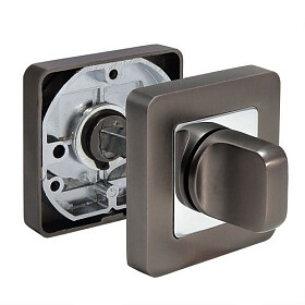 MH-WC-S55 GR/PC, завертка сантехническая, цвет - графит/хром фото