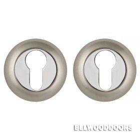 Накладка под цилиндр ET TL SN/CP-3 матовый никель/хром фото