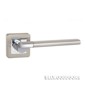 Ручка раздельная GALAXY QR SN/CP-3 матовый никель/хром фото