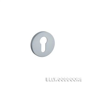 Накладка круглая под цилиндр PZ MSC, хром матовый (7 мм) фото