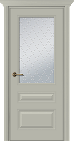 Межкомнатная дверь Роялти (остекленная, распашная)