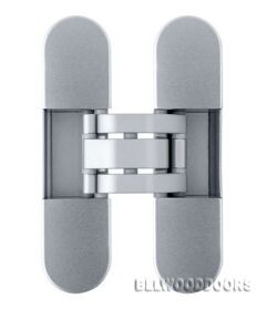 Петля скрытой установки ОТLAV 30 х 120 INVISACTA (мат. хром) c комплектом колпачков фото