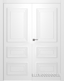 Межкомнатная дверь Палаццо 3/1 (глухая, распашная двойная) - фото Межкомнатная дверь Палаццо 3/1 (глухая, распашная двойная) - фото