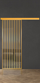 Дв.полотно Пвдгщ "Спейс Ап 10" Gold 2,0-0,6 Грей Каленый Распашная