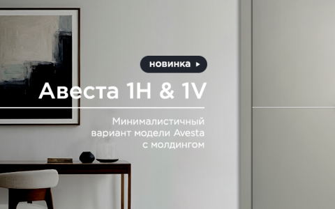 Межкомнатная дверь Avesta с алюминиевыми молдингами уже в продаже!