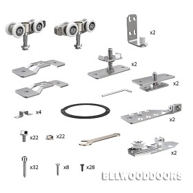 Комплект для профильных телескопических дверей SLD.Comfort-PRO.SET5.PROF telescope/80 фото