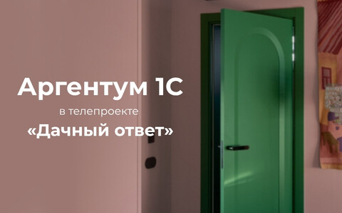 Межкомнатная дверь Аргентум 1C в телепроекте «Дачный ответ»
