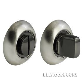 MH-WC SN/BN, завертка сантехническая, цвет - бел. никель/черн. Никель фото