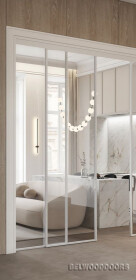 Перегородка Спейс Ап 1 Белая фото Перегородка Спейс Ап 1 Белая фото