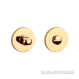 Завертка сантехническая круглая WC GOLD, золото (7 мм) фото