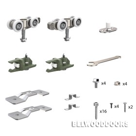 Комплект для раздвижных профильных дверей SLD.Comfort-PRO.SET1.PROF rollers/80 фото