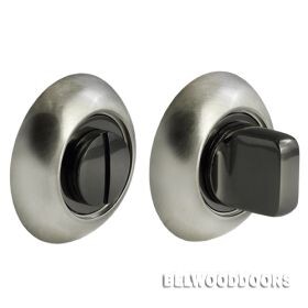 MH-WC-S SN/BN, завертка сантехническая, цвет - бел. никель/черн. Никель фото