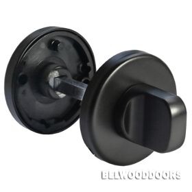 LUX-WC-R5 NERO, завертка сантехническая, цвет - черный фото