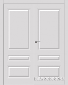 Межкомнатная дверь Роялти (глухая, распашная двойная) - фото Межкомнатная дверь Роялти (глухая, распашная двойная) - фото