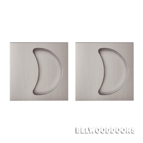 Ручка для раздвижных дверей SH.QUADRO55.010 SN-3 матовый никель фото