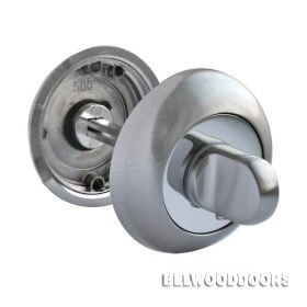 Завёртка сантехническая RAP WC SN/CP, цвет - бел. никель/хром фото